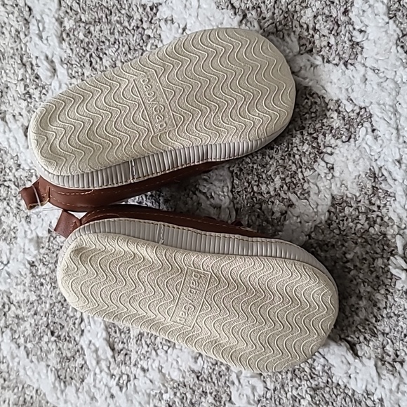 2 for $25 - NWOT - baby GAP 12-18m Boys Fleece Lined Brown Soft Sole Boots - Picture 6 of 6